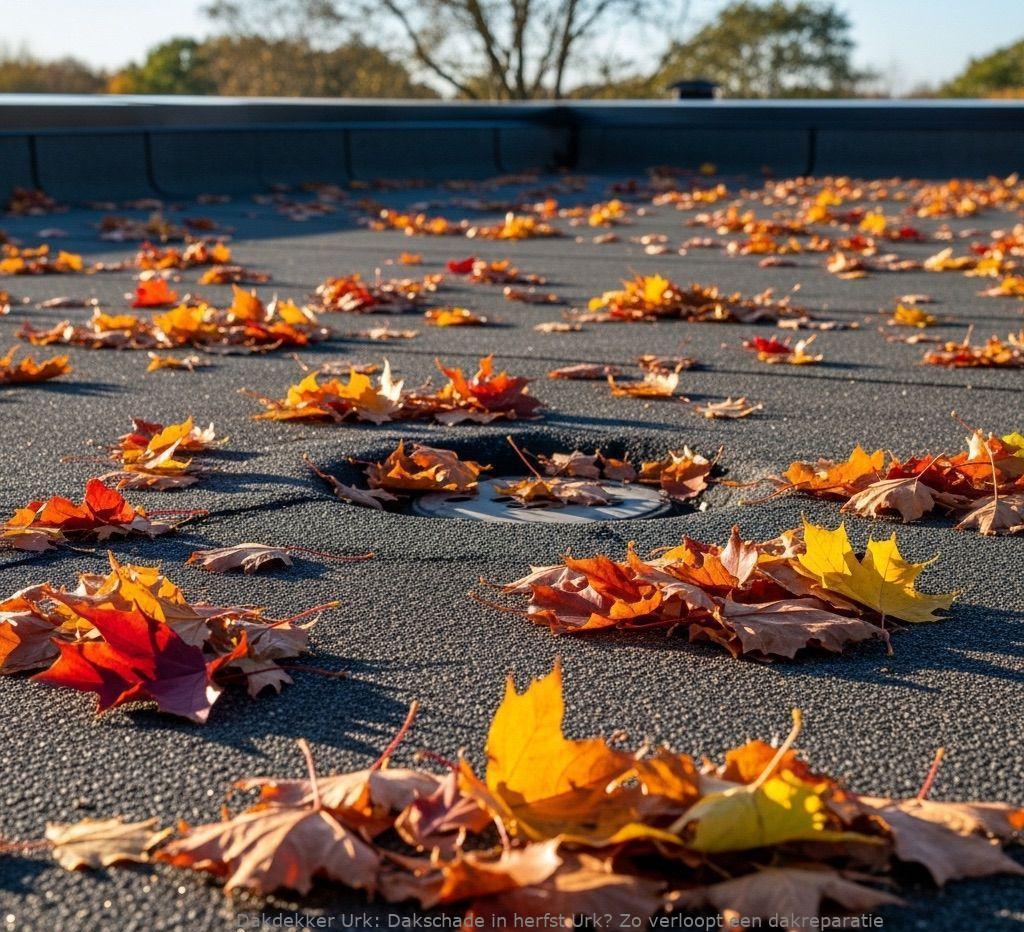 Dakschade In Herfst Urk