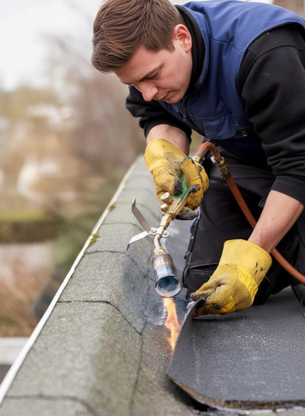 Signalen Geen Professionele Dakdekker Urk